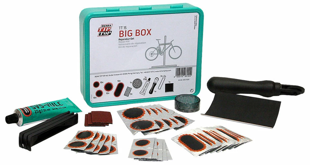 REMA TIP TOP Kit De Patchs TT15 - Big Box 1 REMA TIP TOP Kit De Patchs TT15 - Big Box